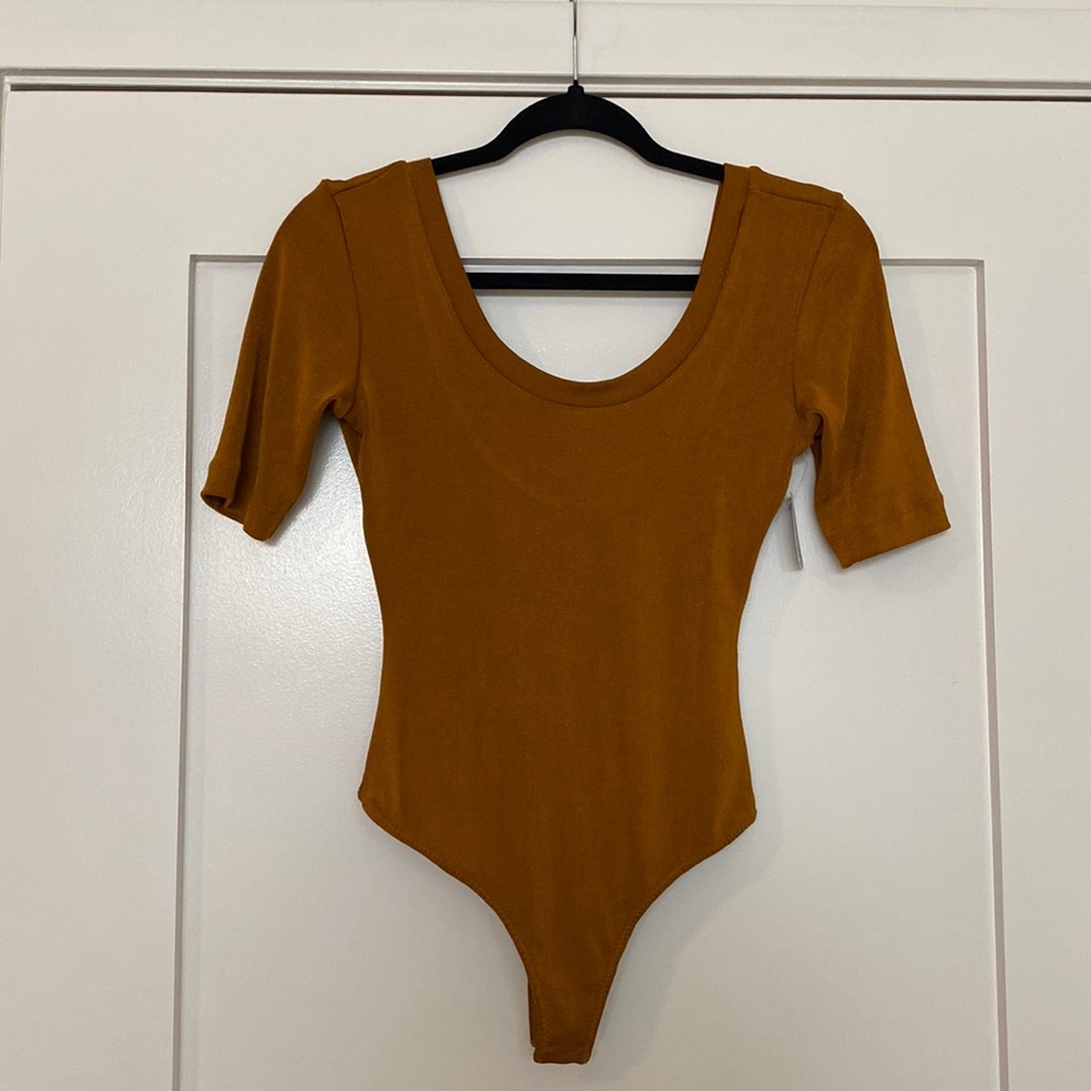 Free People Bronze Body Suit